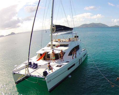 Sailing Catamaran for charter with crew