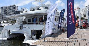 Nicholson Yachts, Luke Brown and KAM Marine at the 2021 Palm Beach International Boat Show