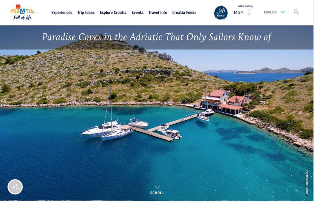 Croatia is open for travel. The Croatia Tourist Board website has lots of useful information for summer 2021 vacations.