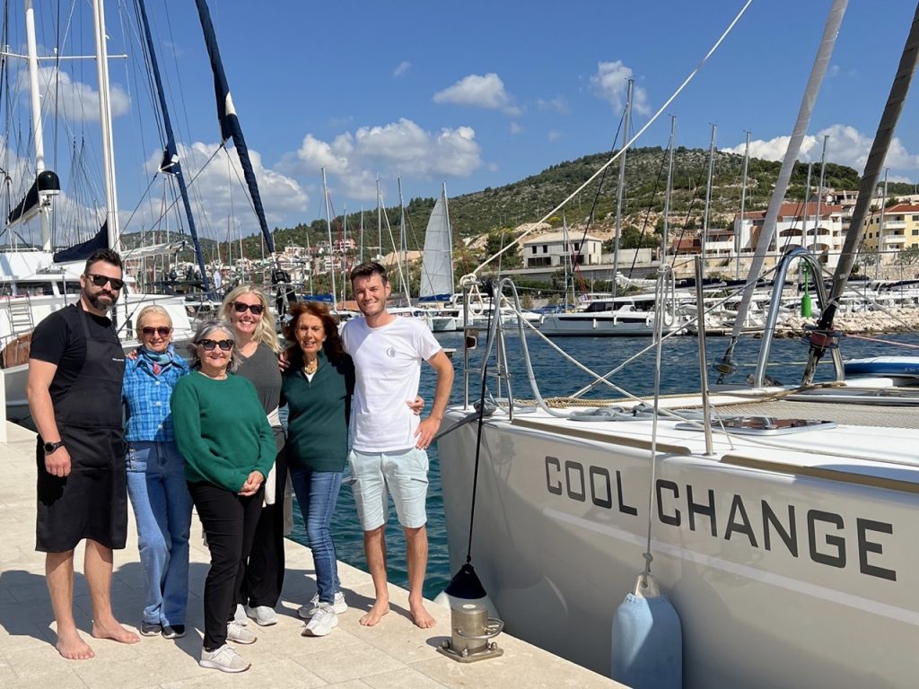 A Catamaran Charger in Croatia