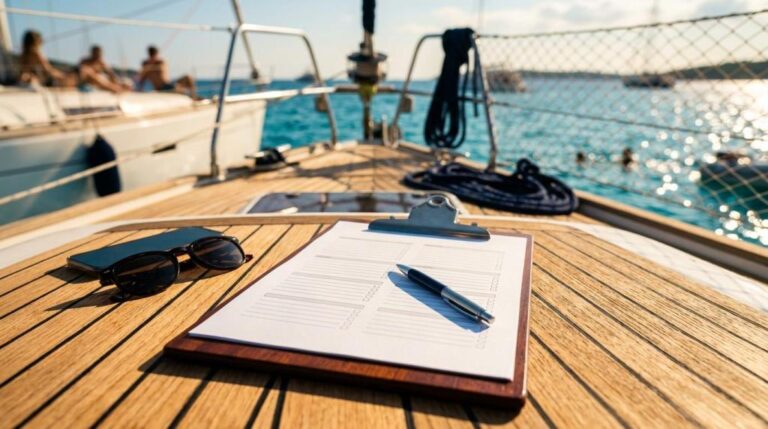 yacht charter preference sheet