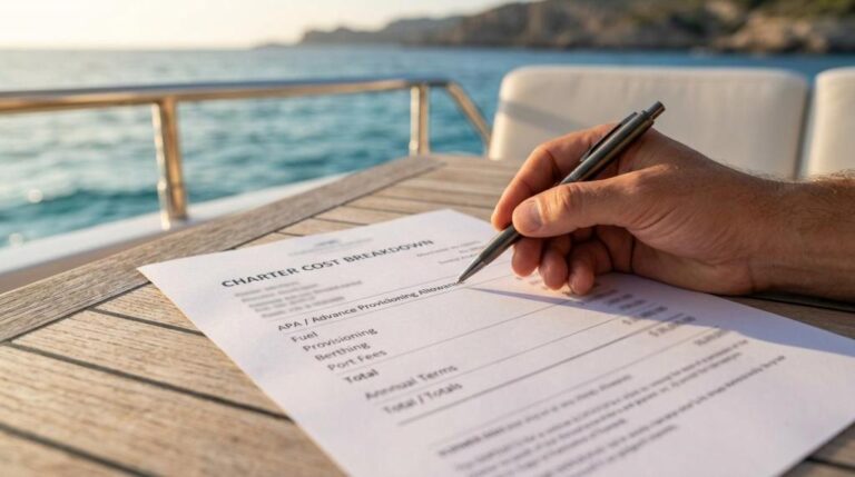 all inclusive vs plus expenses yacht charter